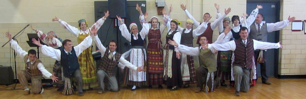 Lithuanian folk dancers